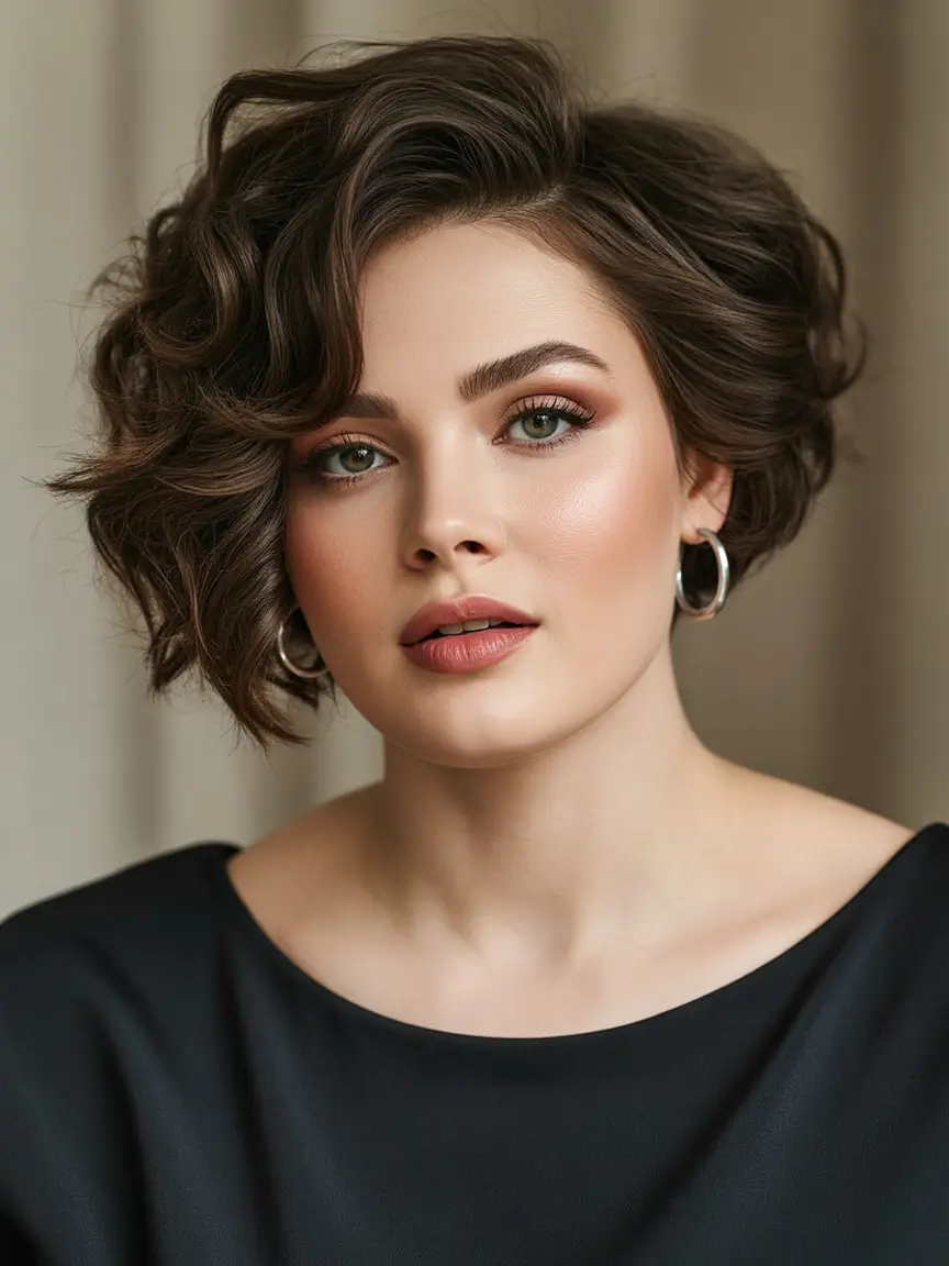 autumn fall hair colors Structured Cocoa Crop