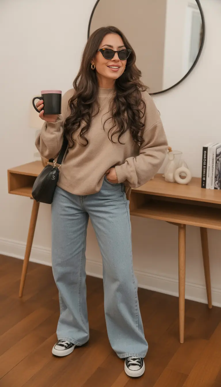 mom outfits for fall Cozy Copycat: The Perfect Repeatable Fit