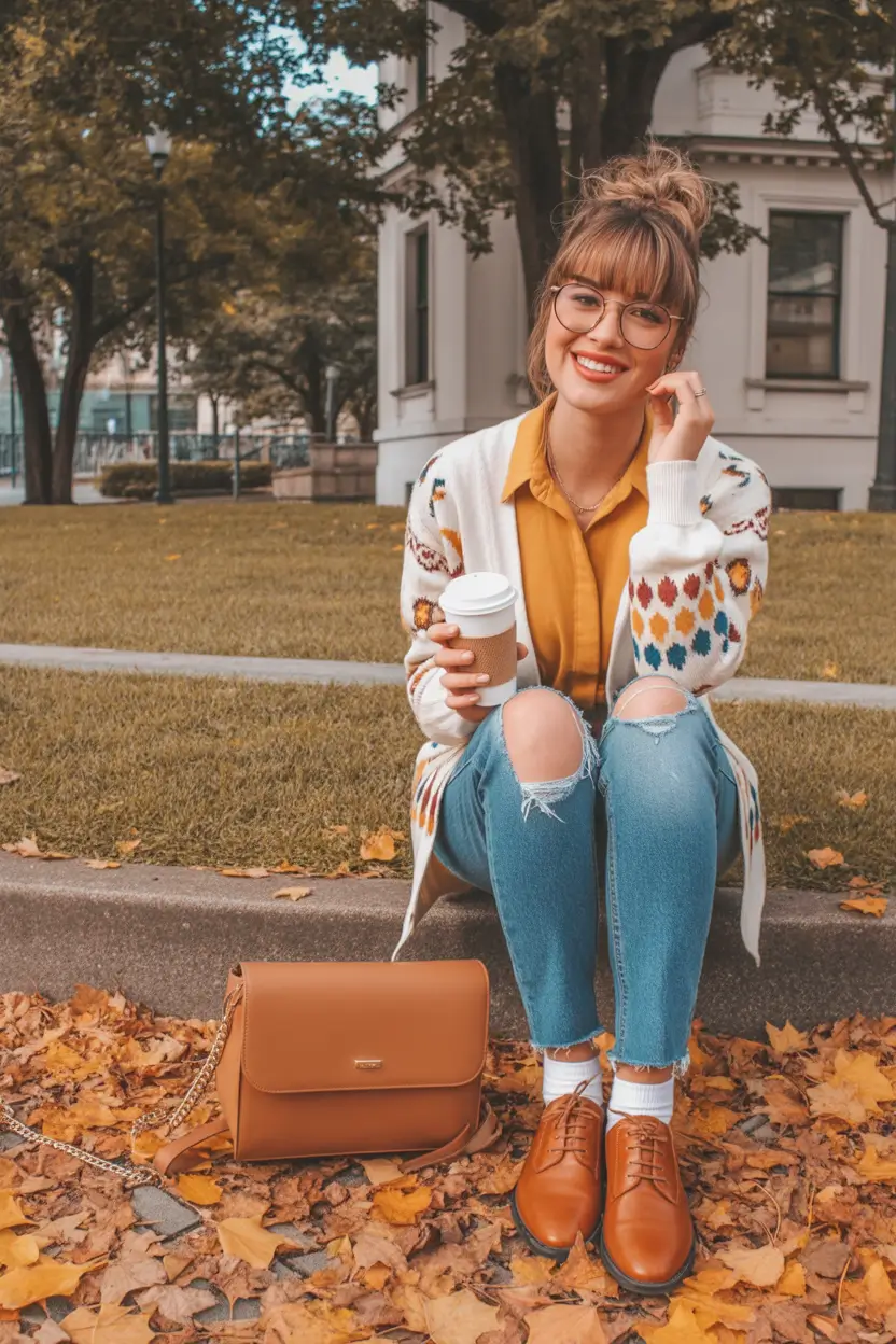September outfits Autumn Campus Girl: Playful Academia with a Retro Twist