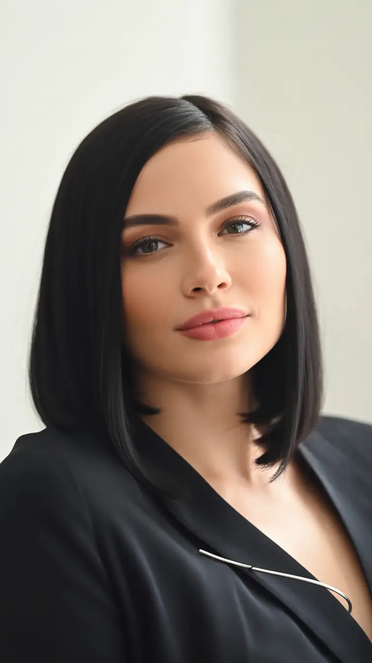 Fall bob haircut Glass Bob with Precision Part