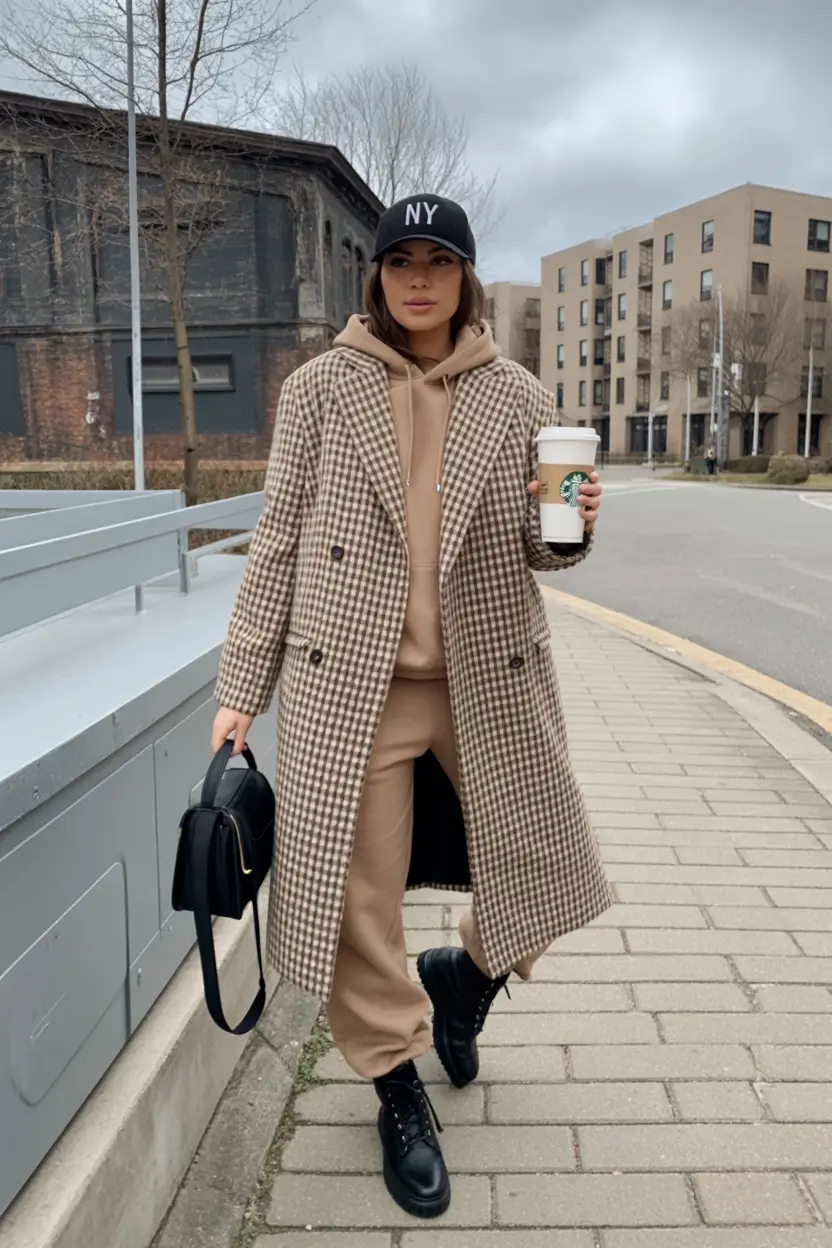 Fashion outfits casual autumn street Cozy Neutral Layers for the Girl On the Move