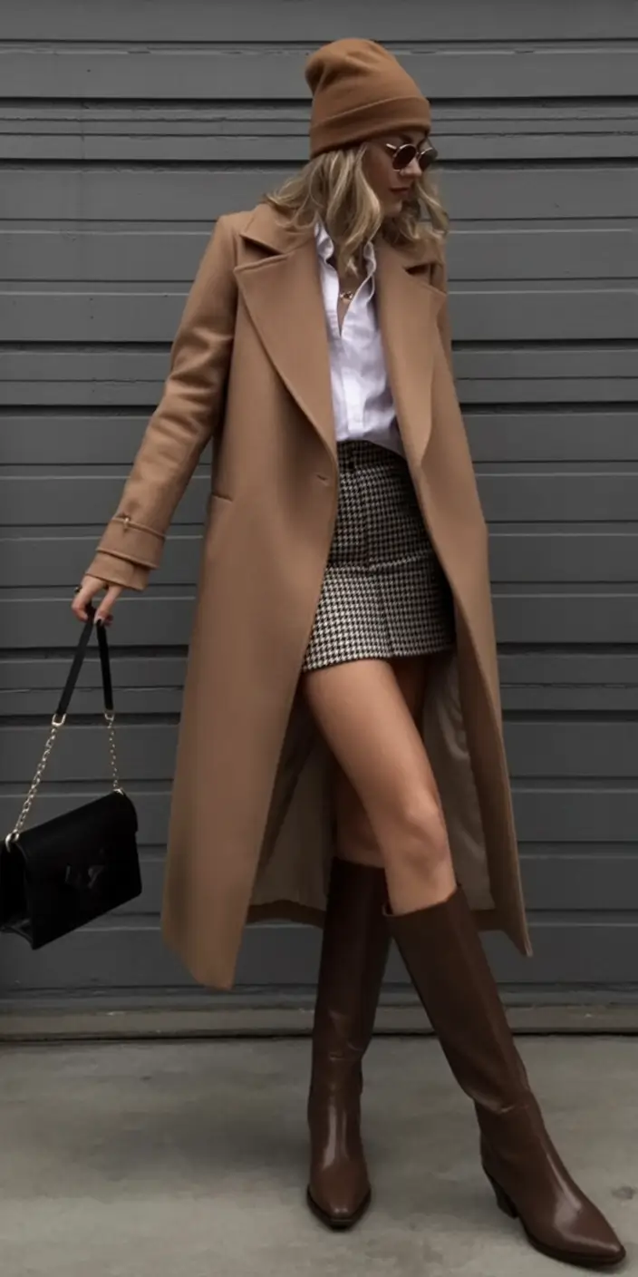 Winter 2025 fashion trends street Retro Academic With a High-Fashion Twist