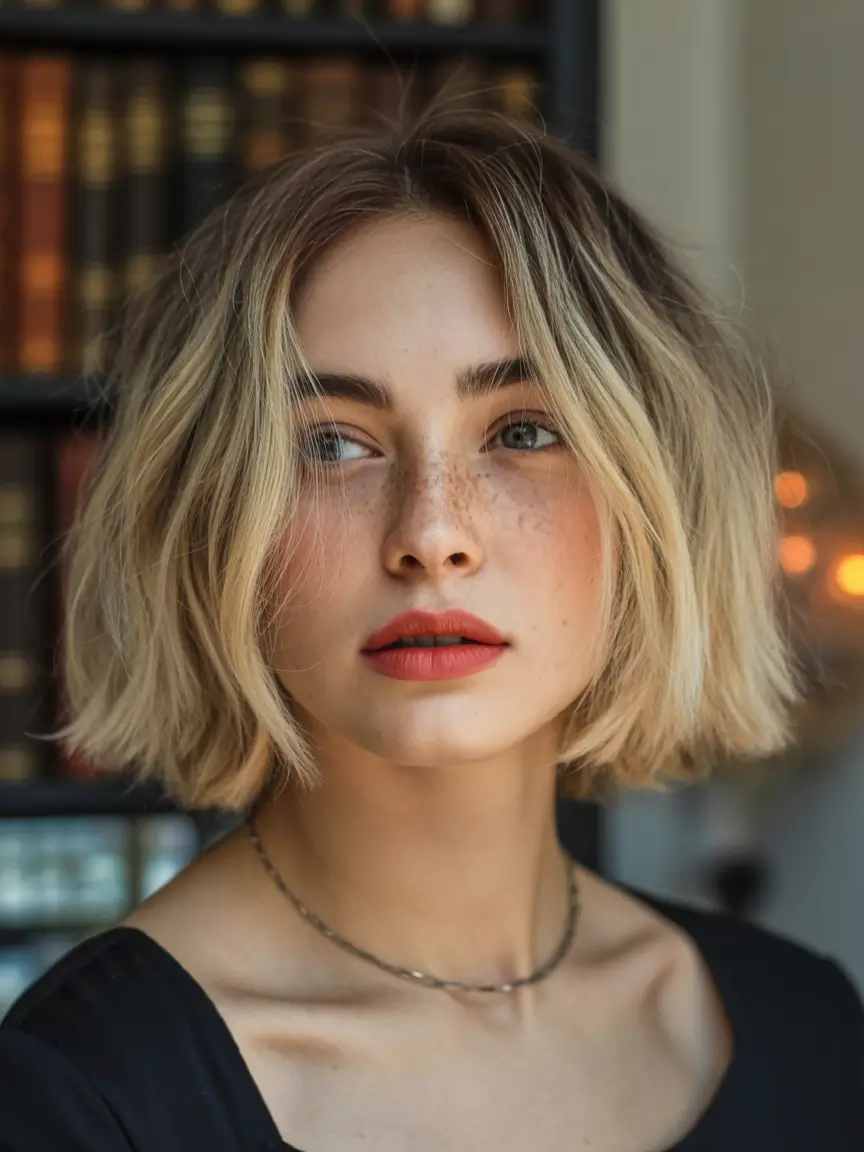 Fall Haircuts Classic French Blonde Bob