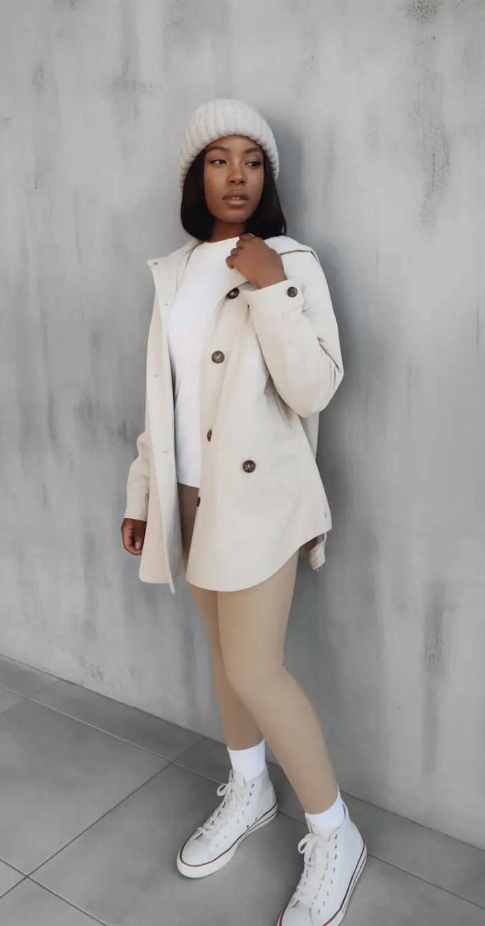 casual comfy Weekend Wander in Soft Whites