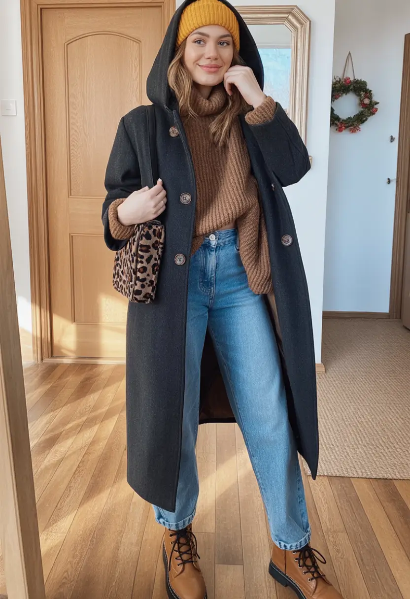 fall outfits with jeans Playful Comfort That Feels Like a Hug
