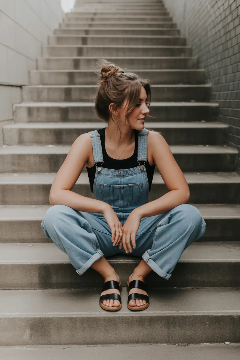 fall outfits with jeans Throwback Denim With a Fresh Twist