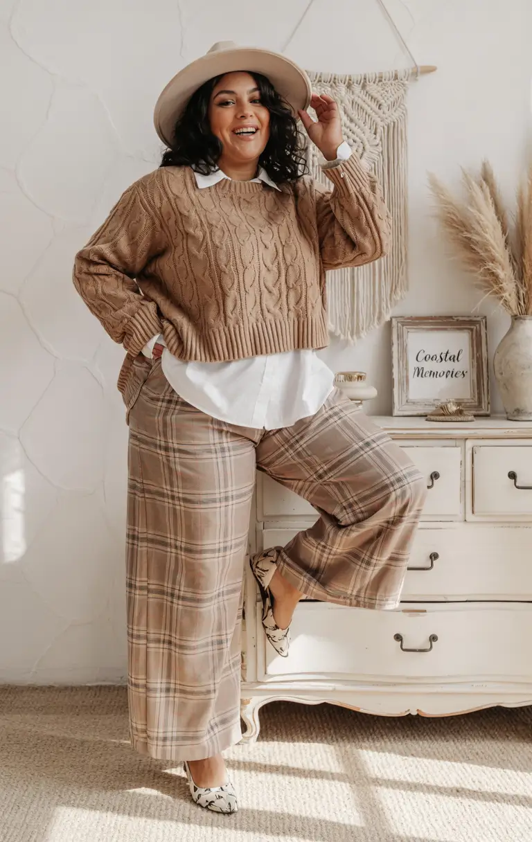 fall plus size capsule wardrobe Modern Cottagecore With a Twist