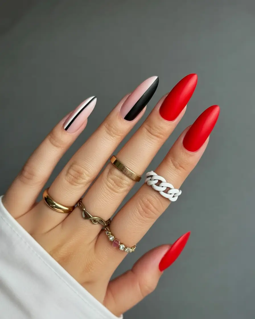 2025-short-Crimson-Chic-Meets-Modern-Minimalism