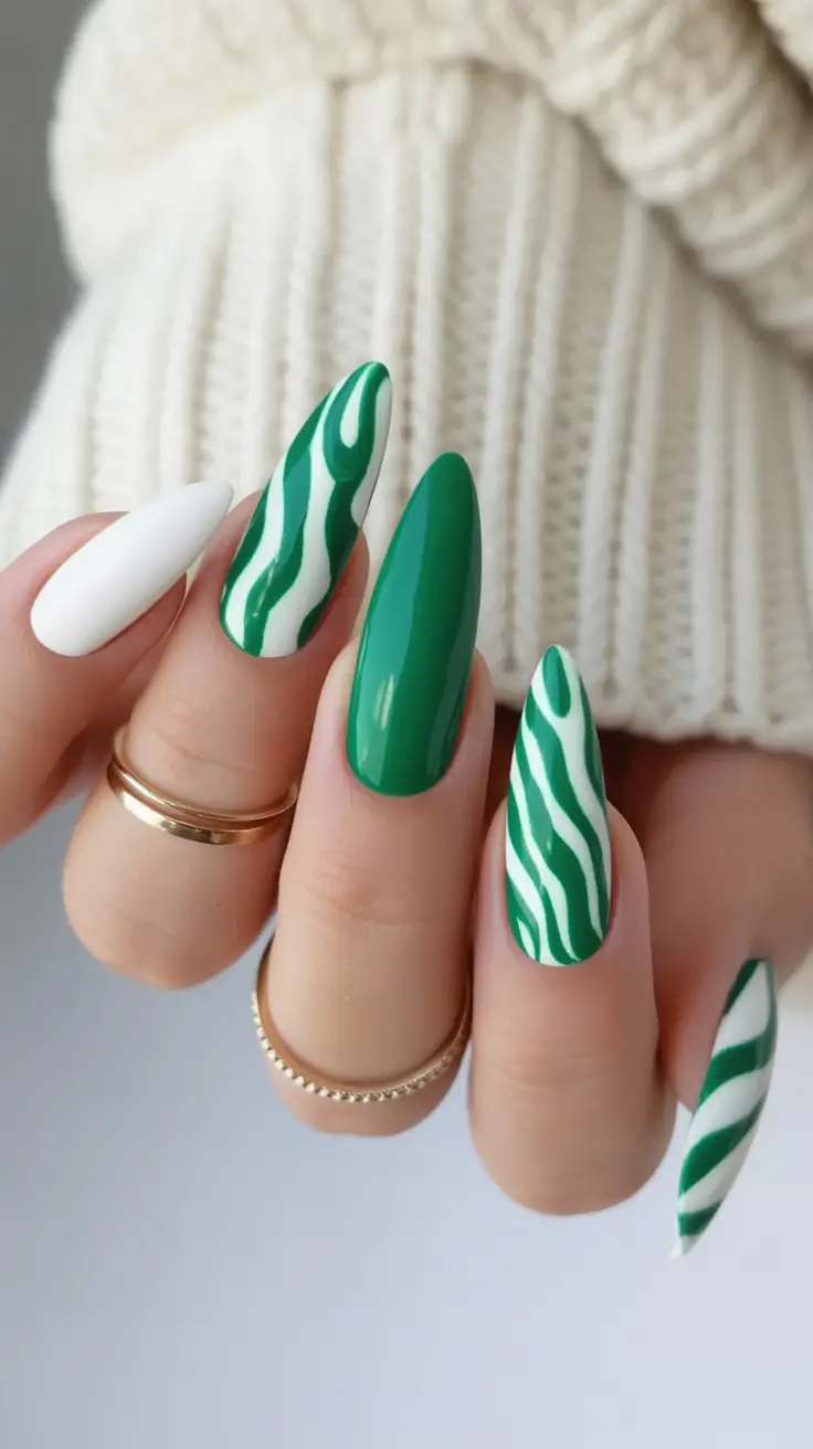 September-nails-color-Fresh-Forest-Waves