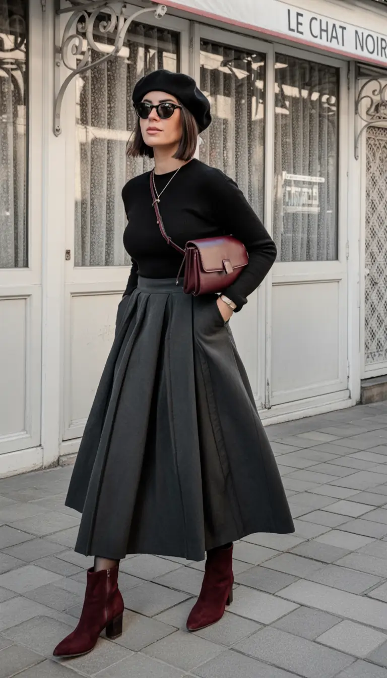 fall fashion trends for women 2025 Parisian Chic with a Modern Edge