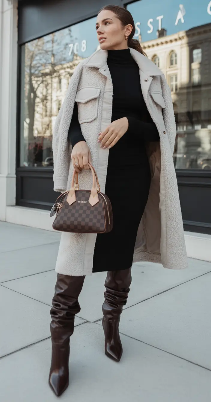 fall outfits ideas 2025 Luxury in Neutrals, Elevated in Texture