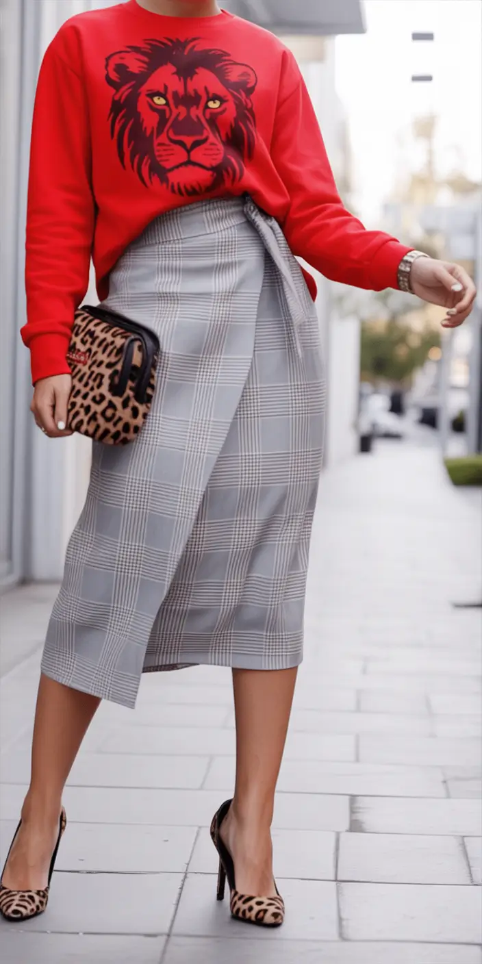 fall fashion outfits Lion Bold, Plaid Cool