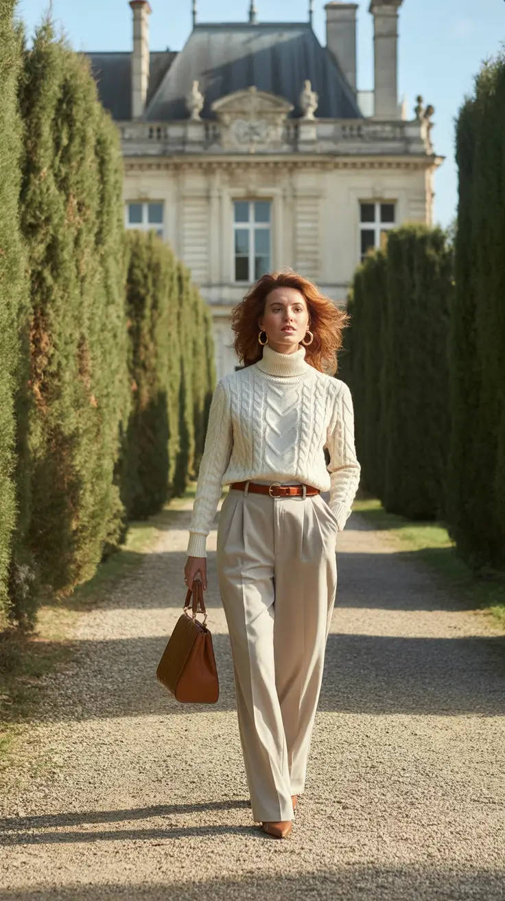 fall winter outfits Château Chic with Vintage Flair