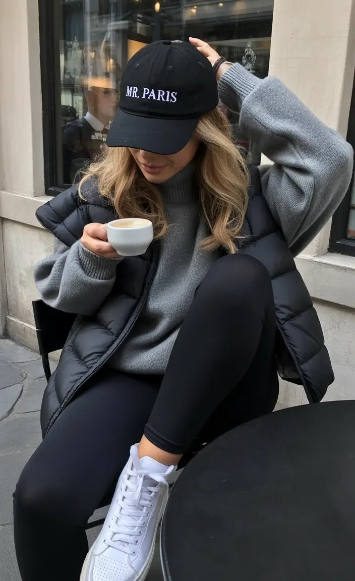 fall winter outfits Café Cool with a Parisian Twist