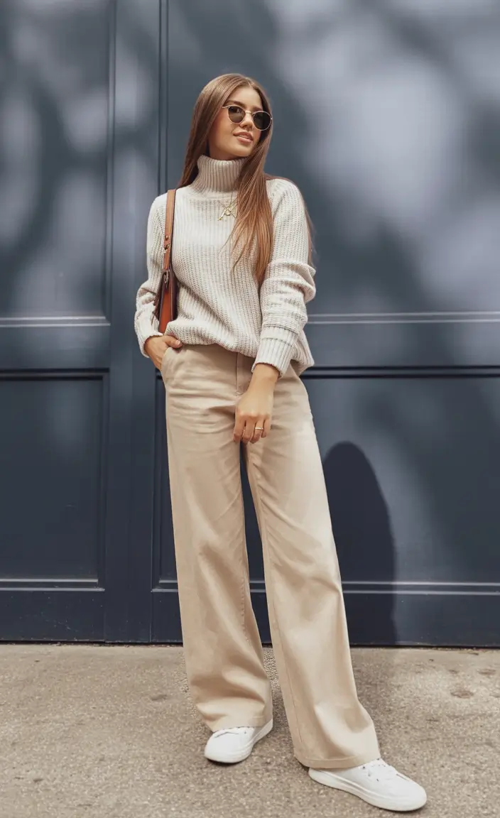 fall winter outfits Effortless Neutrals on Repeat