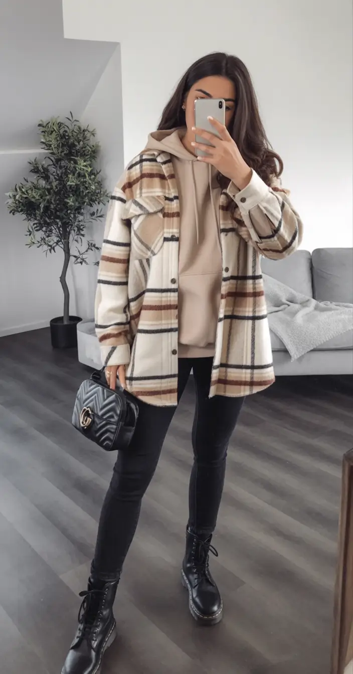 fall winter outfits Off-Duty Layers and Street Cool