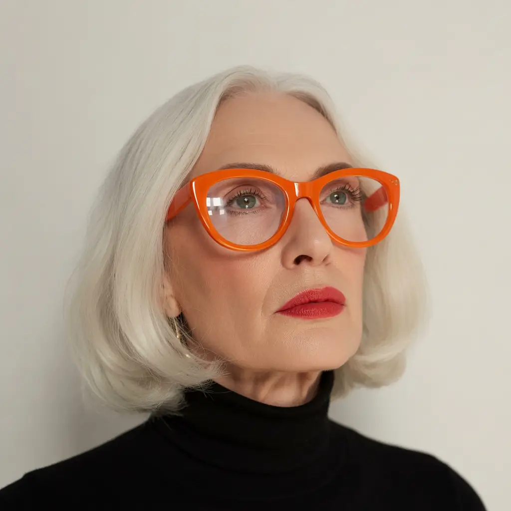 Fall haircuts for women over 60 Blunt Bob With Undone Finish