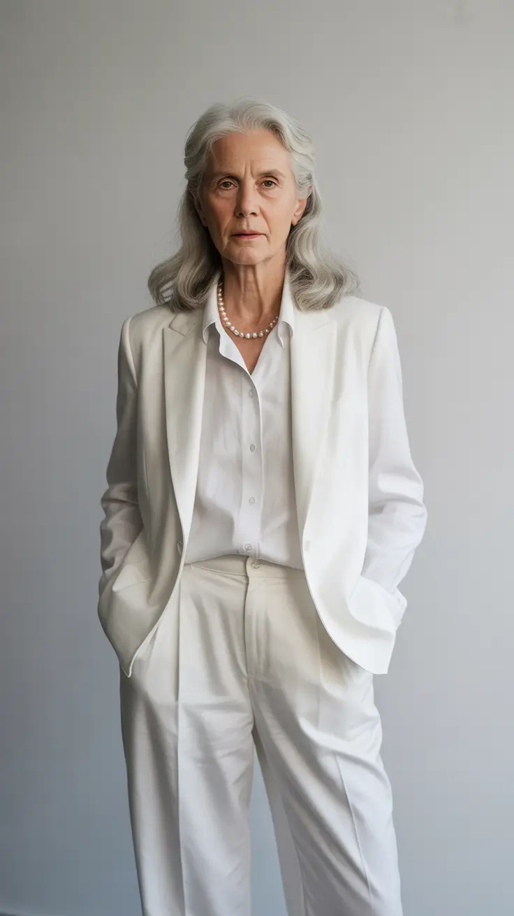 Fall haircuts for women over 60 Tailored Waves With Quiet Luxury