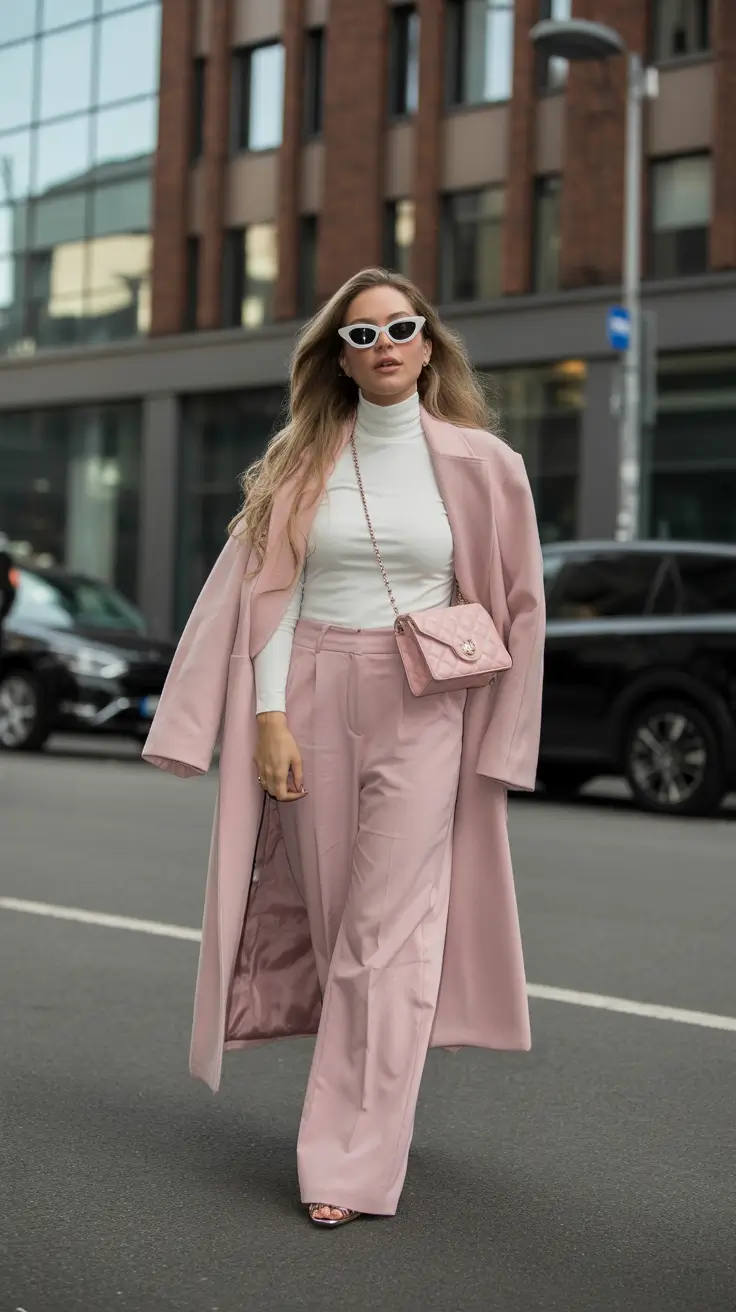 new fall fashion clothes Soft Power in Monochrome Pink
