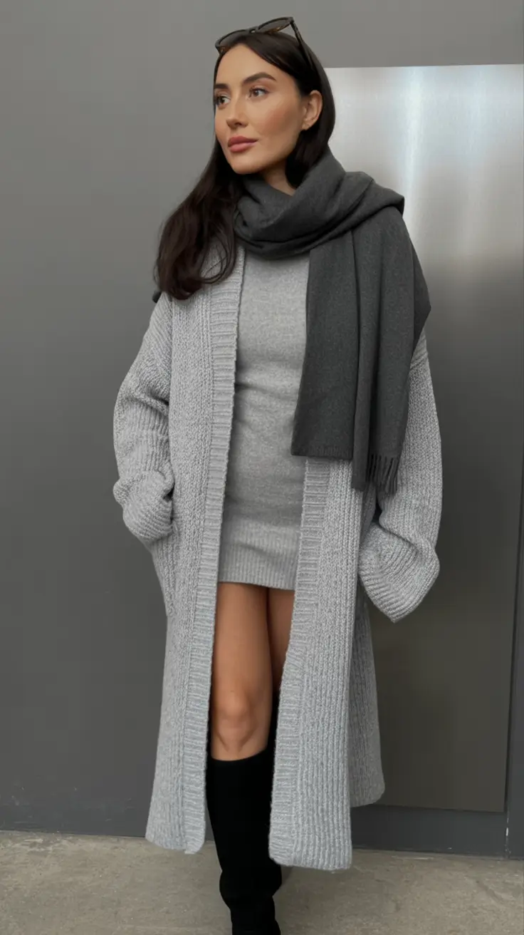 new fall fashion clothes Knits on Knits, But Make It Sleek