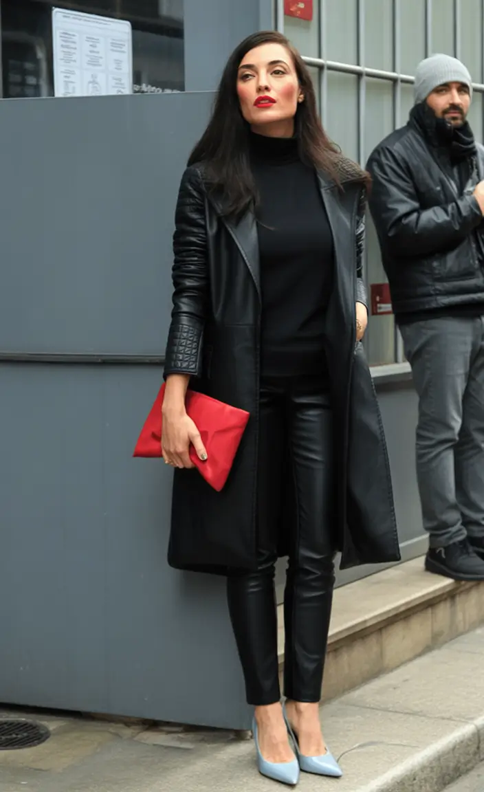 new fall fashion clothes Glam Noir with a Pop