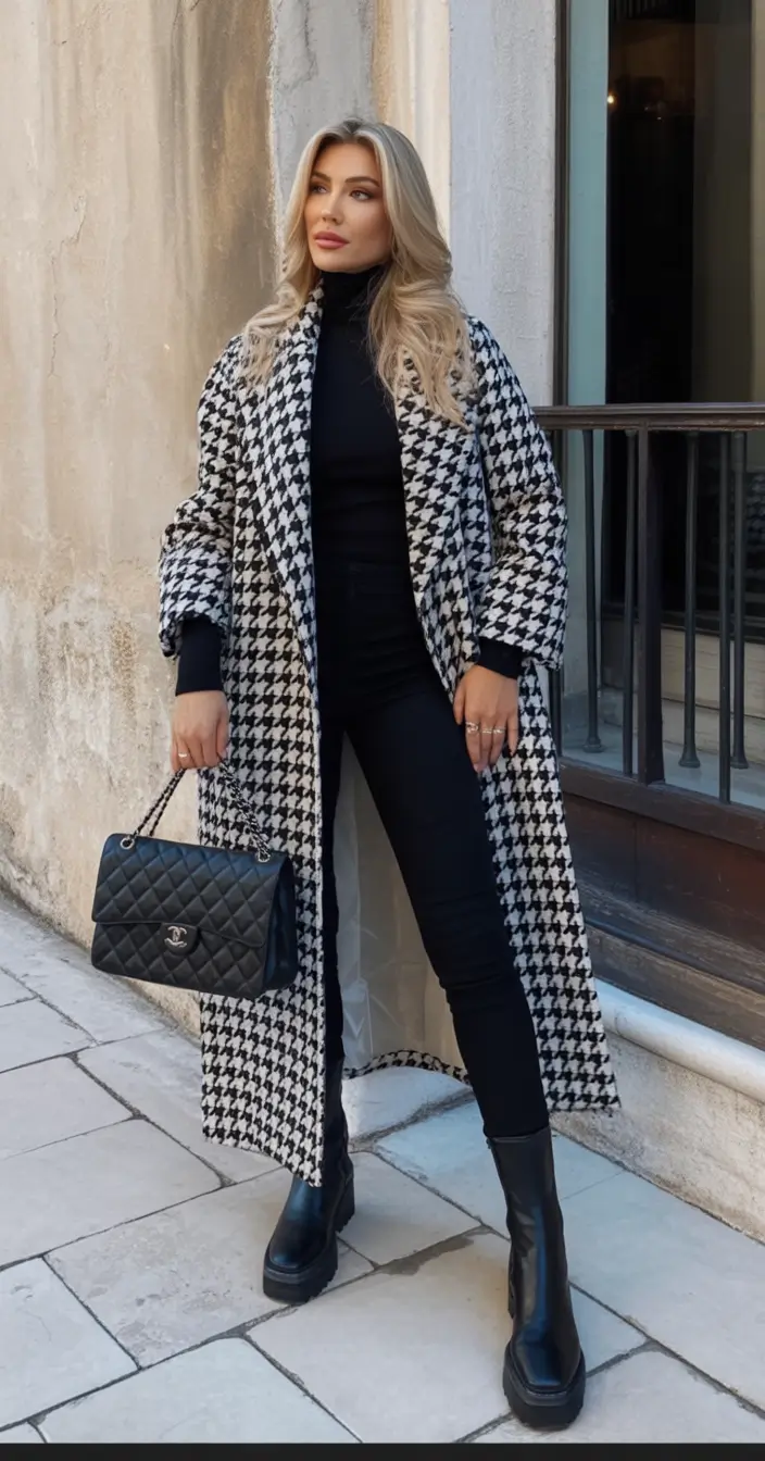 new fall fashion clothes Modern Power in Monochrome