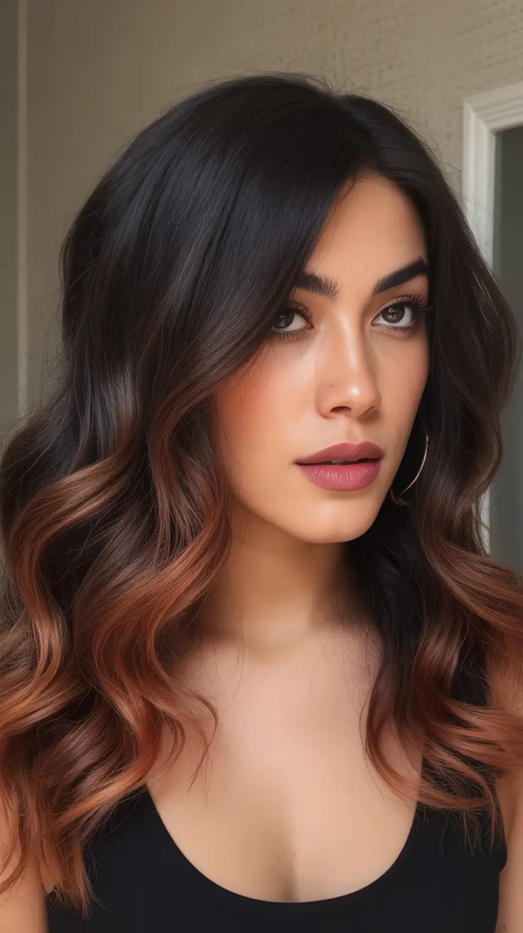 September haicuts Espresso Melt with Chestnut Ends