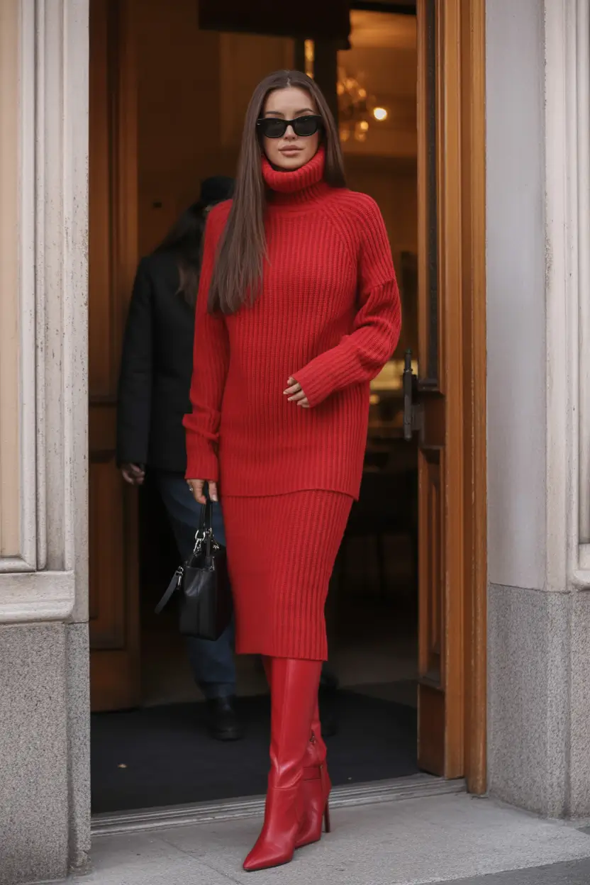 fall-office-outfits-for-women-2025-Bold-in-Monochrome-Red