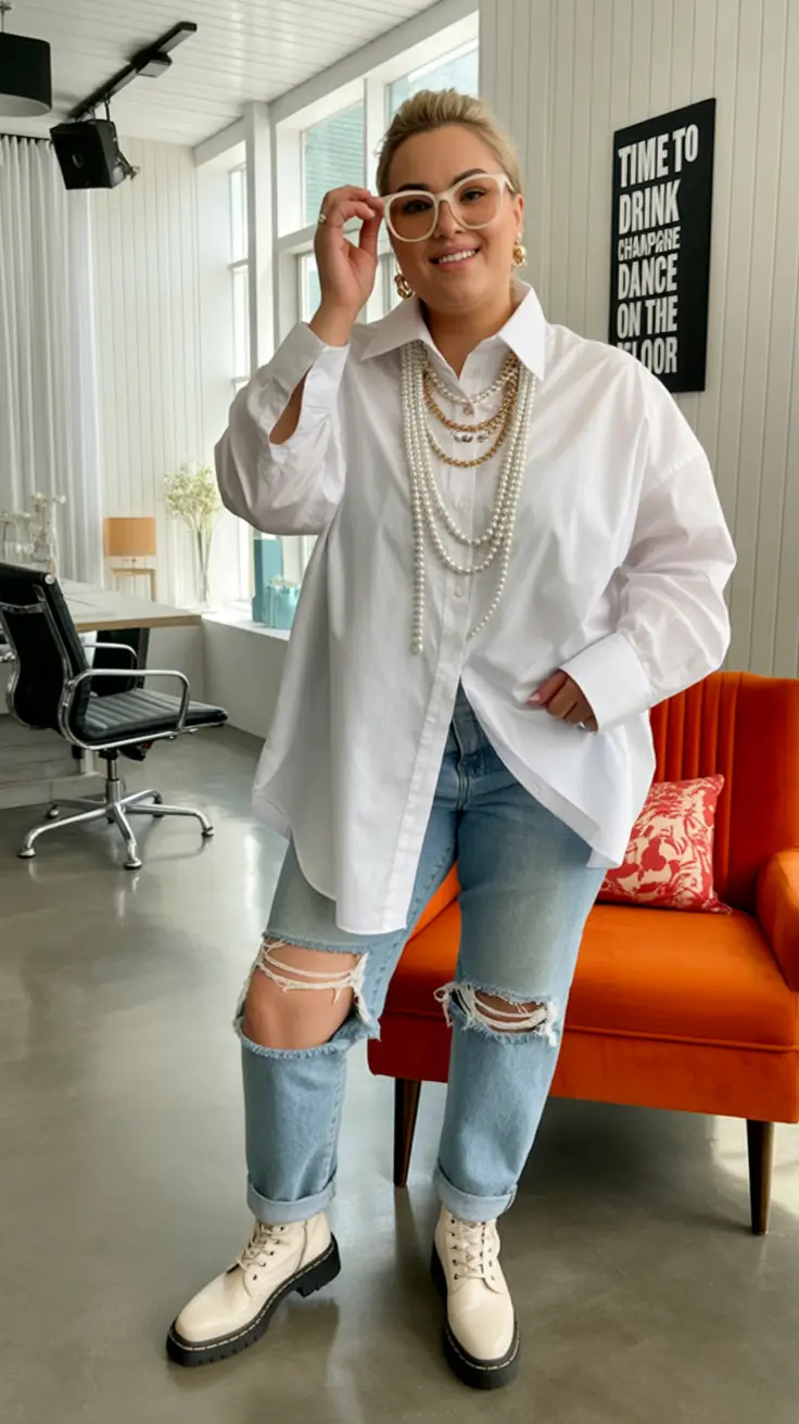 plus size fall fashion </p>
<h2>Effortless Parisian with a Modern Twist</h2>
<p>