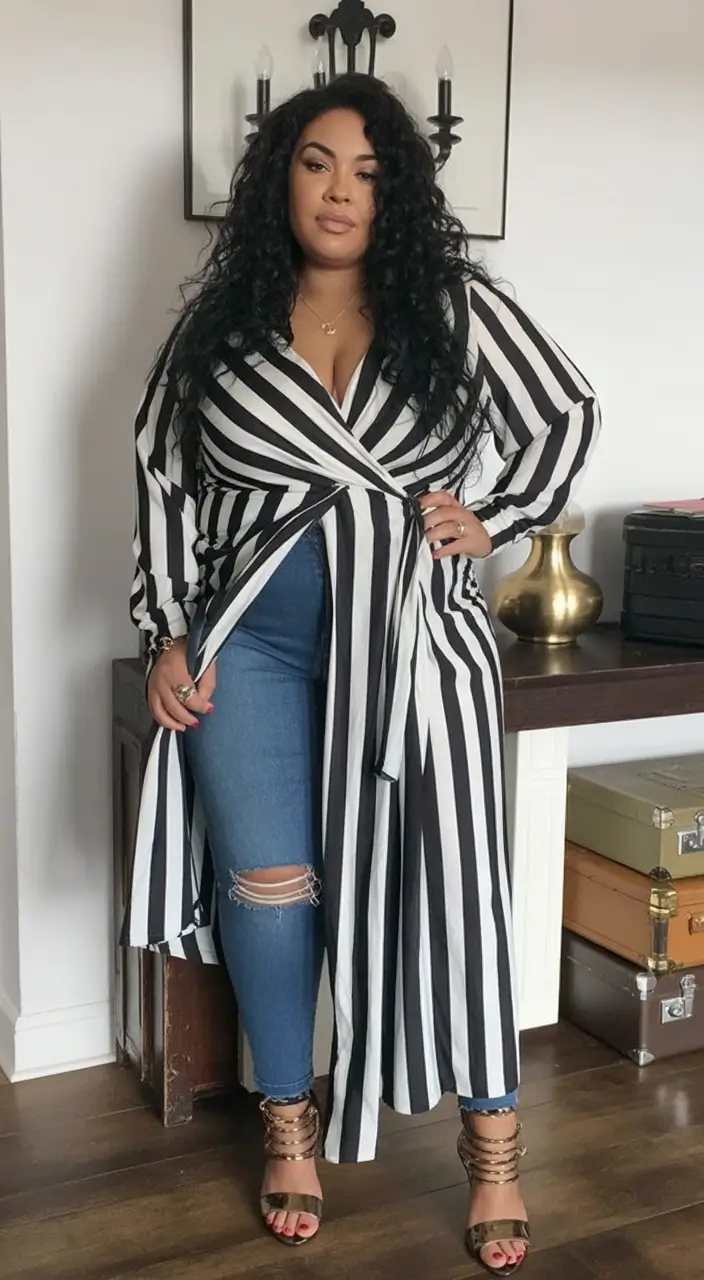 plus size fall fashion </p>
<h2>Vertical Drama Done Right</h2>
<p>