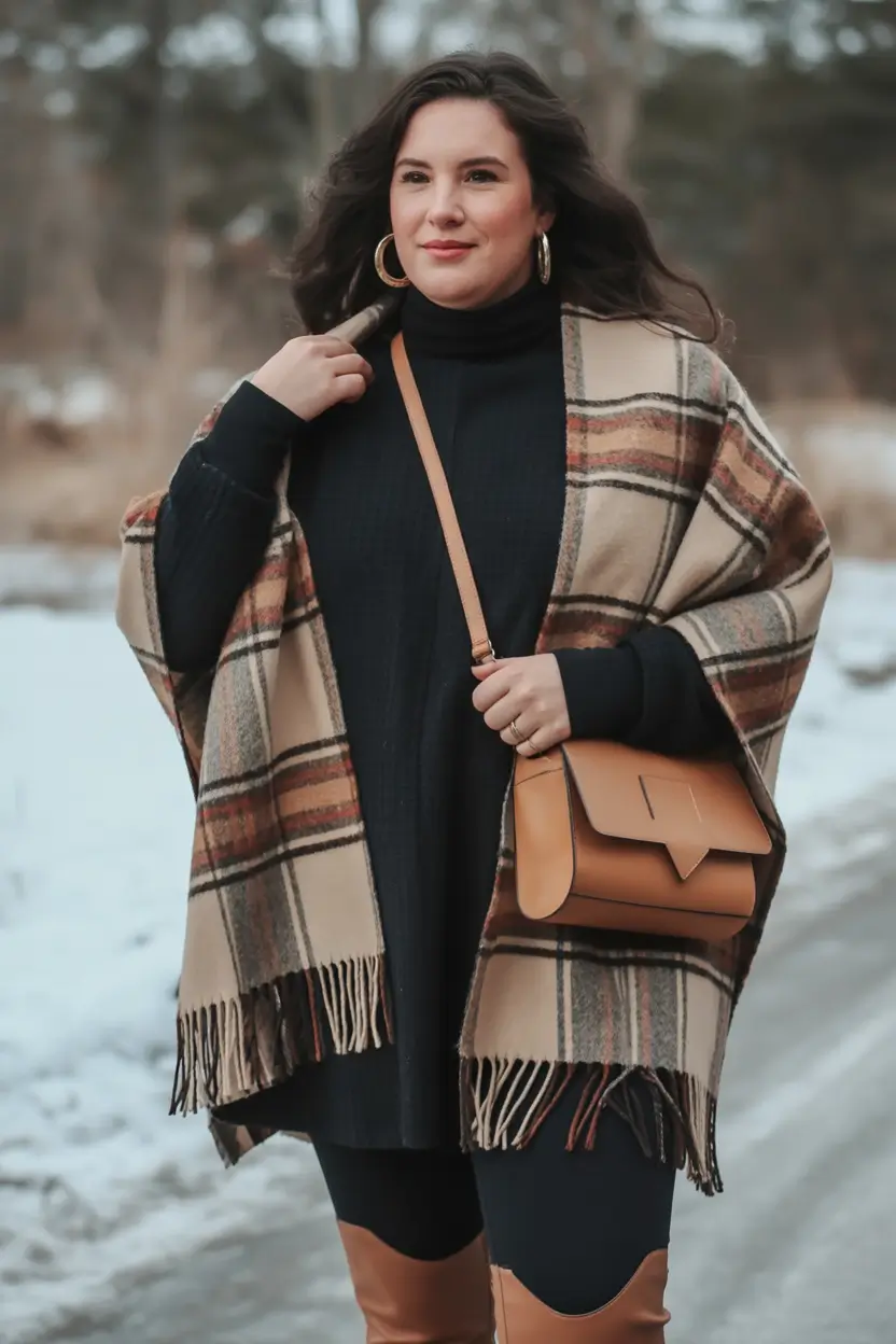 plus size fall fashion </p>
<h2>The Classic Fall Cape Moment</h2>
<p>