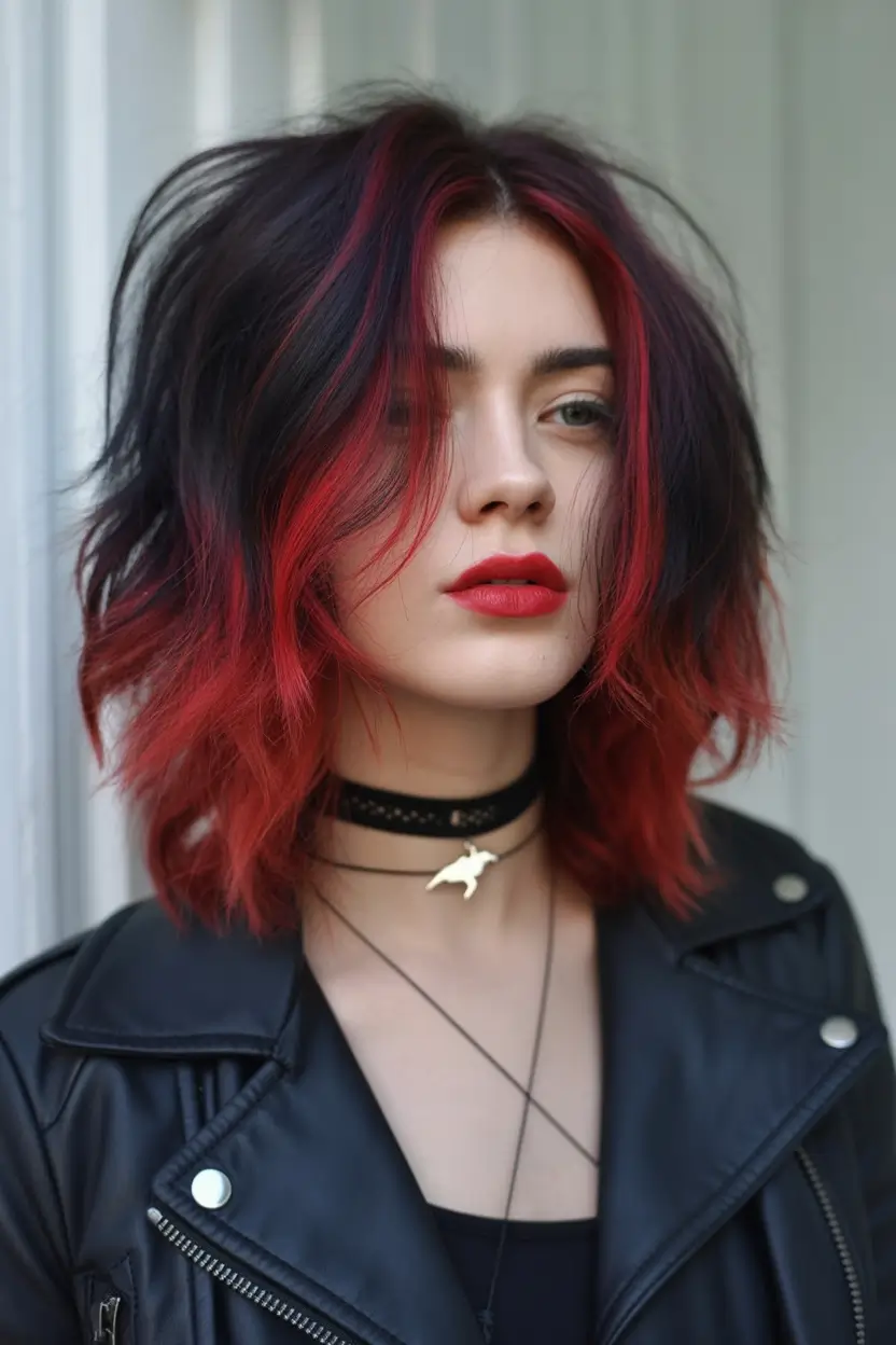 Fall red hair color Rock & Red Root Melt