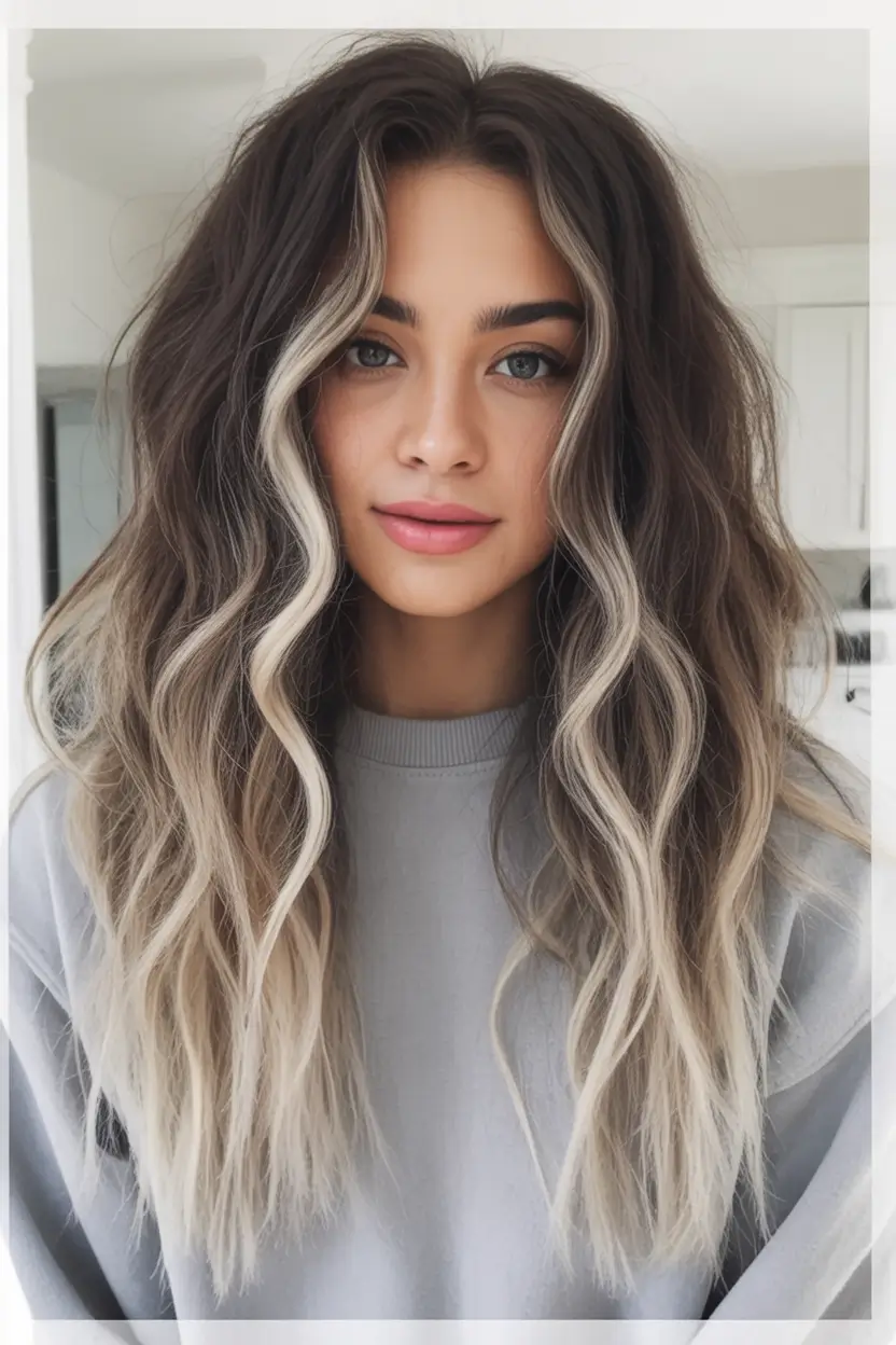 September hair color Shadow Root & Vanilla Ribbon