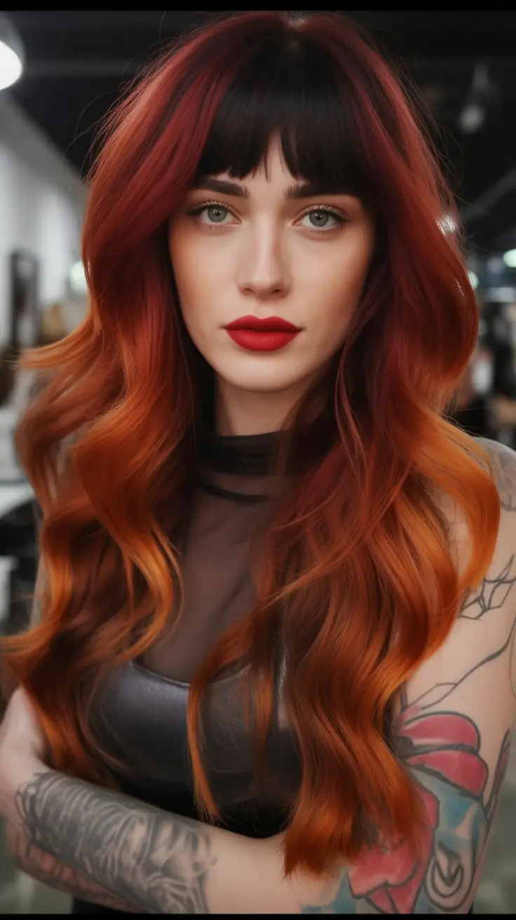 September hair color Cinnamon Burnt Ends