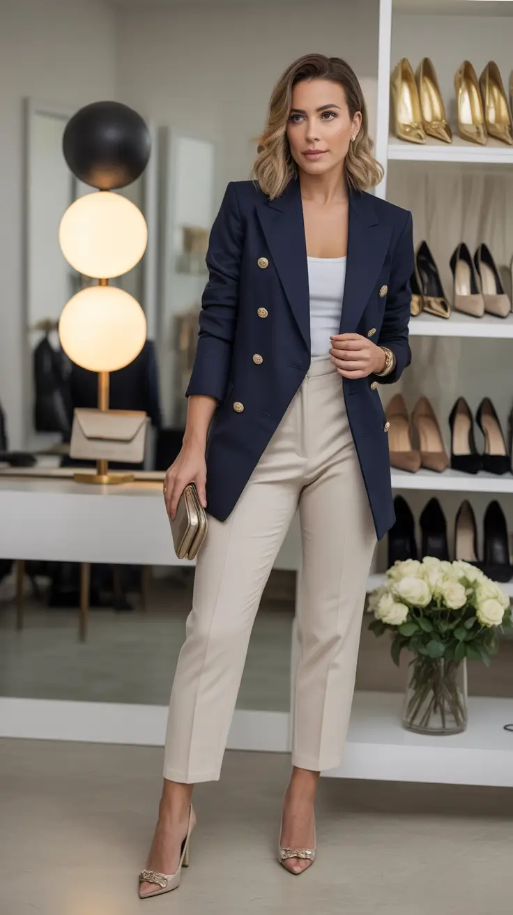 fall-outfits-for-women-over-40-Modern-Navy-Power-Suit-with-Feminine-Flair