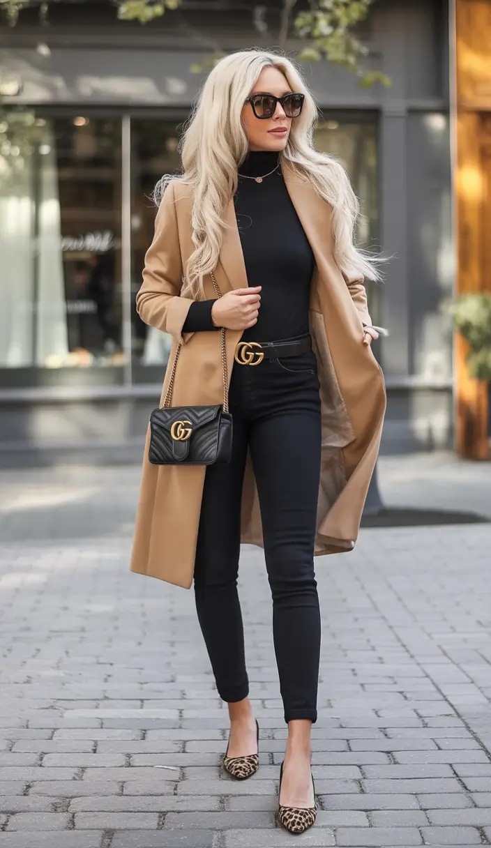 fall-outfits-for-women-over-40-Tailored-Chic-in-Camel-and-Jet-Black