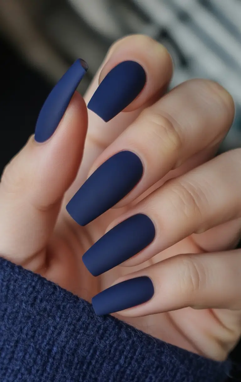autumn nails color Velvet Midnight