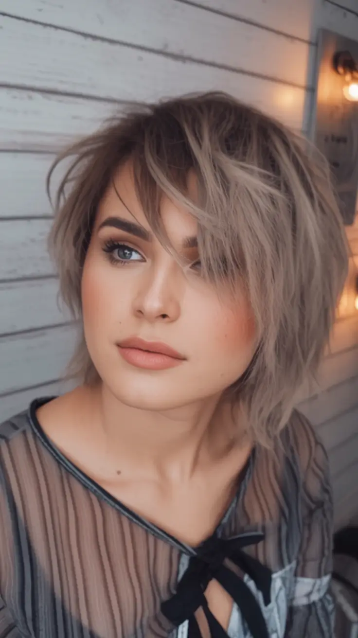 Fall haircuts for plus size women French-Inspired Shaggy Bob