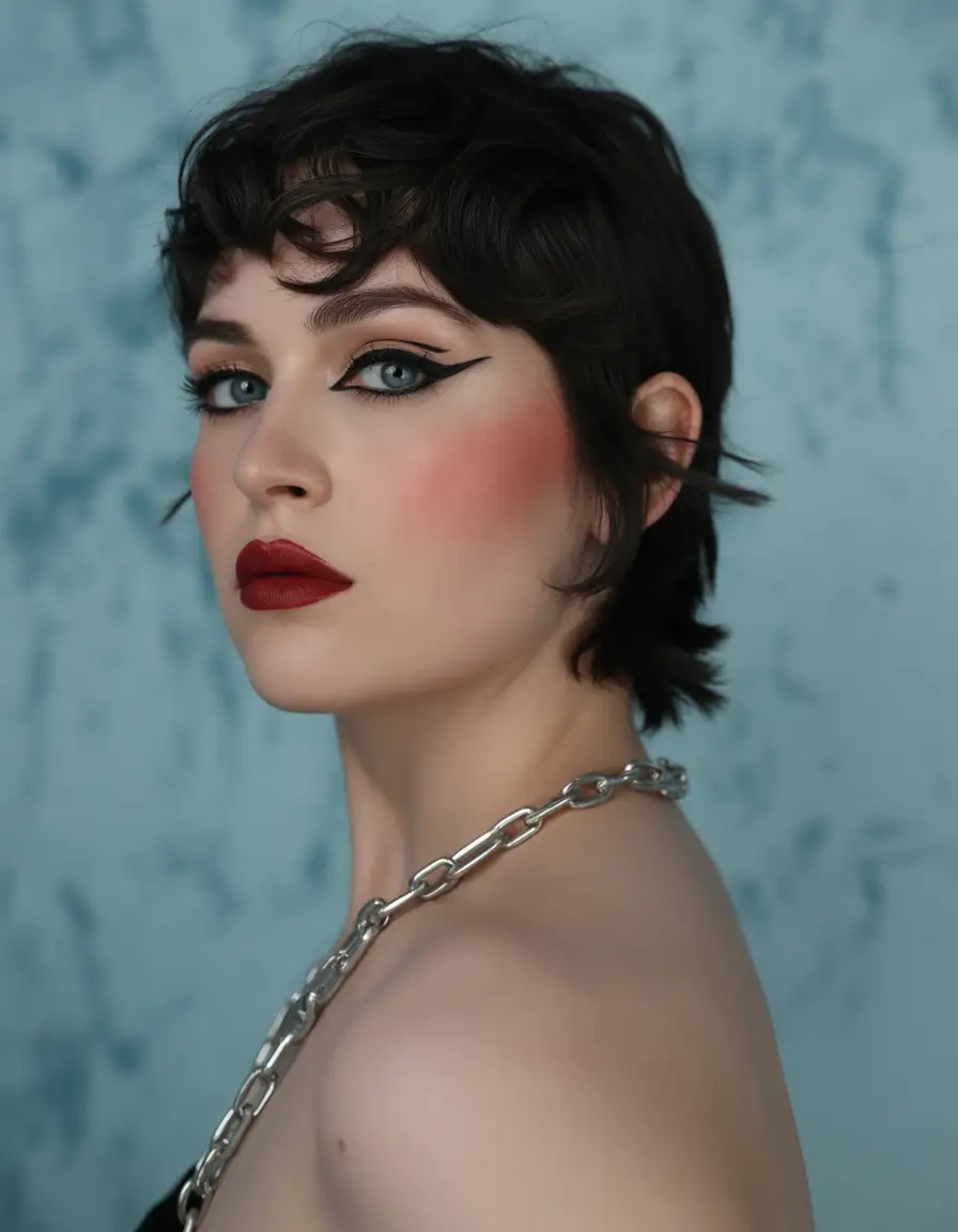 Fall haircuts for plus size women Micro-Pixie with Waves