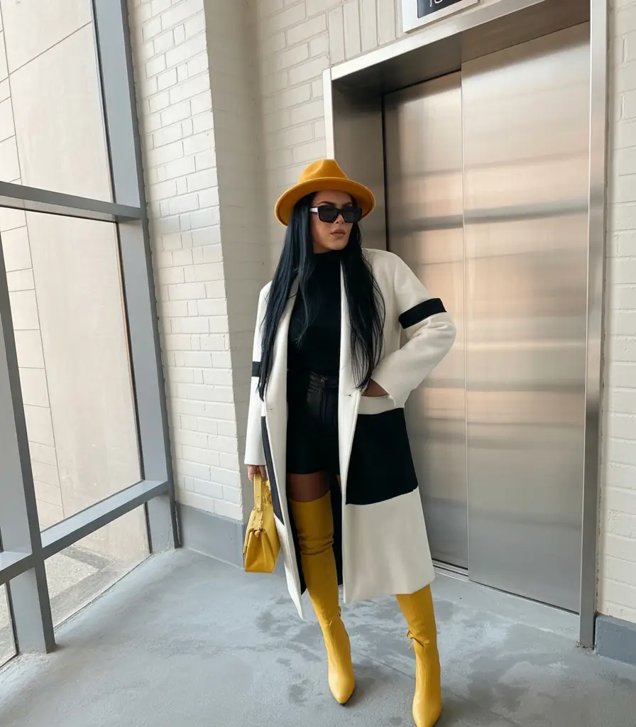 NYC fall outfits Colorblocking with Confidence