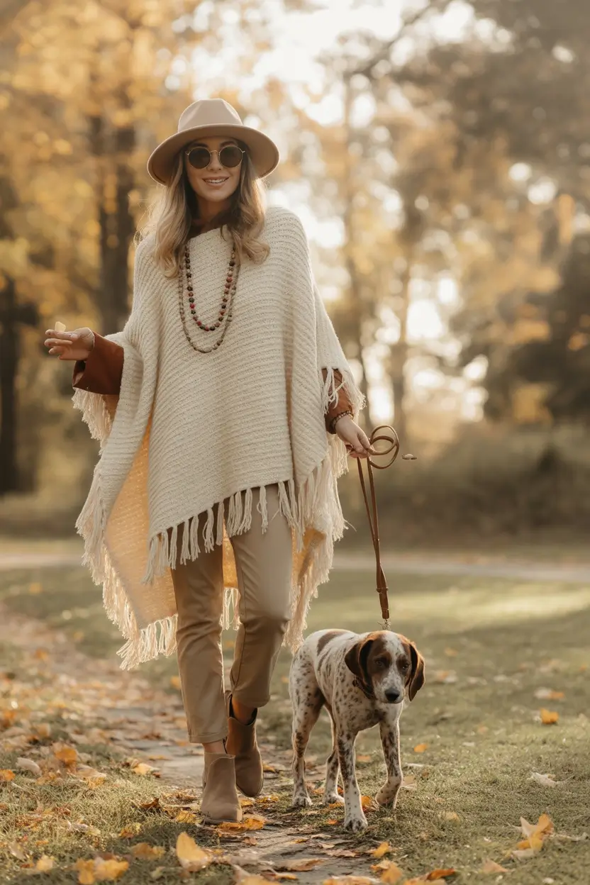 warm fall outfits Boho Western Energy in Soft Neutrals