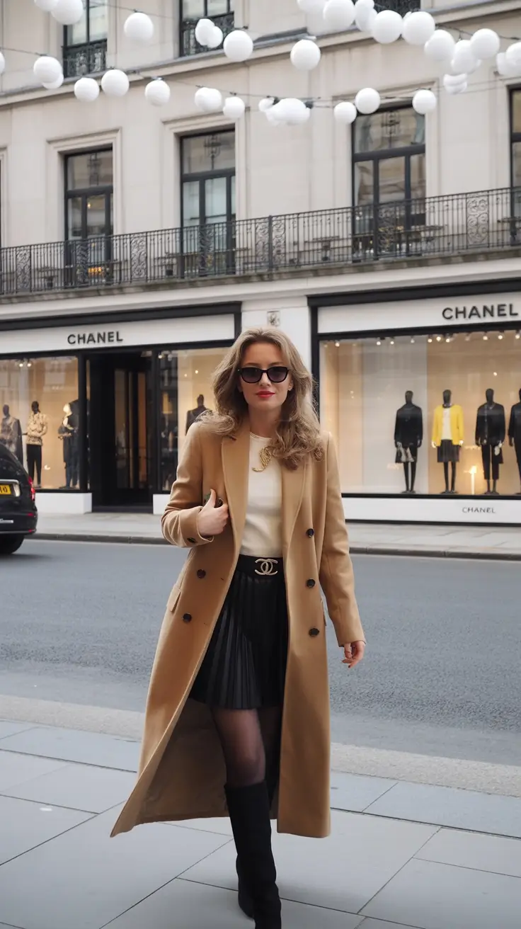 warm fall outfits City Luxe with a Hint of Paris