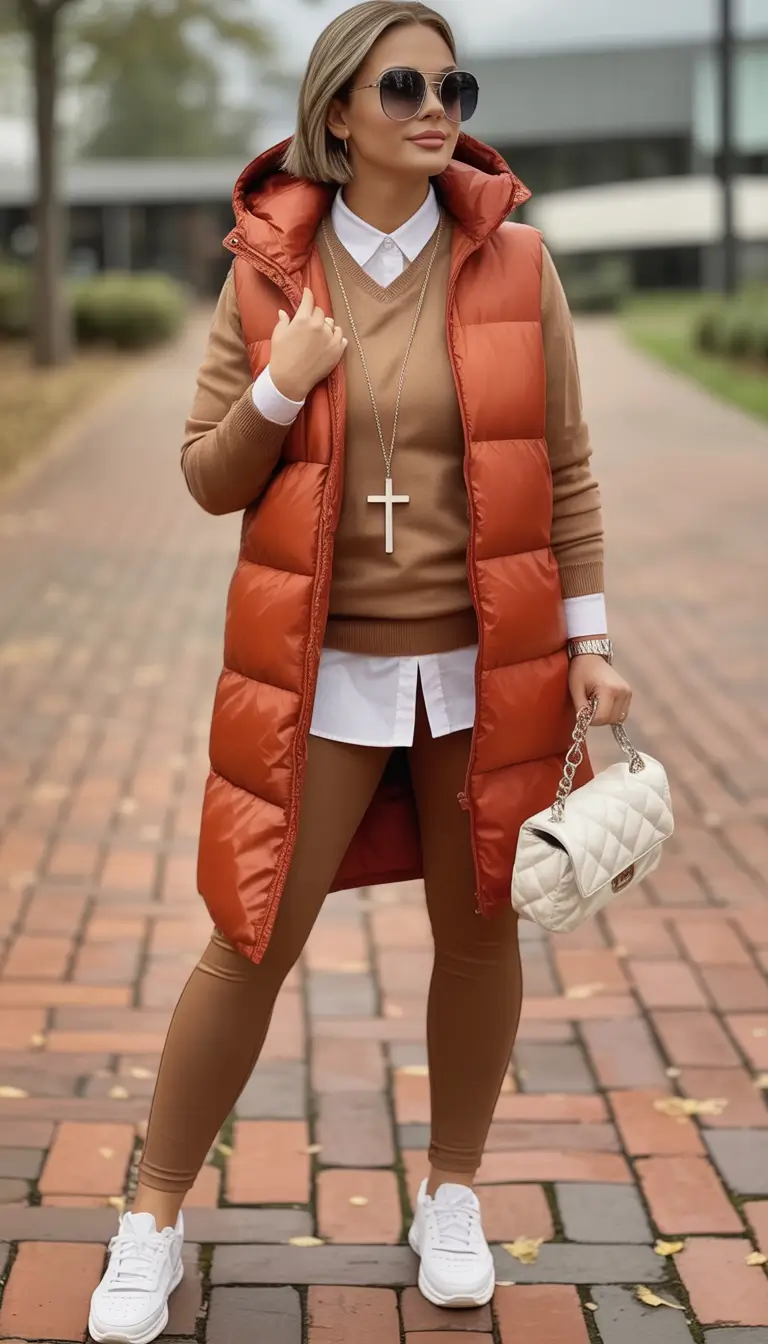 warm fall outfits Rust-Toned Layers for Elevated Casual Days