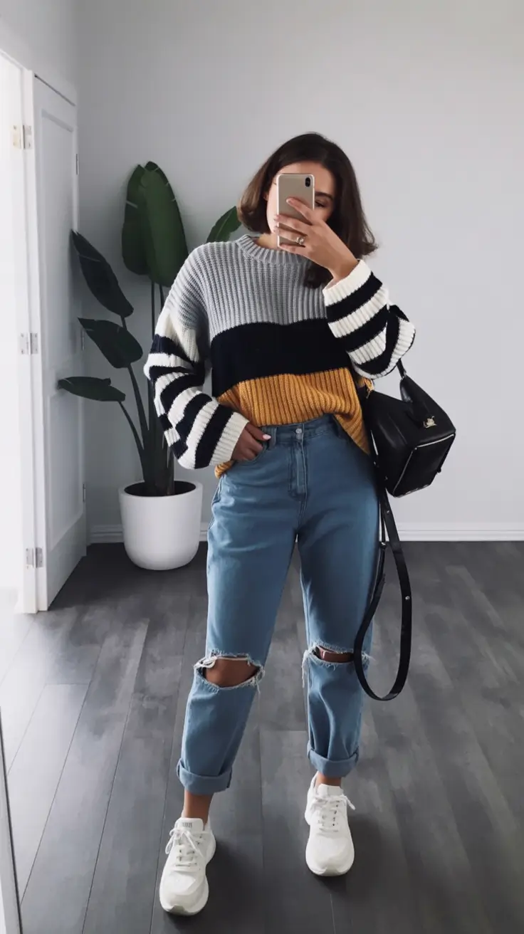 fall-outfits-for-school-Color-Blocked-Comfort-with-a-Retro-Kick