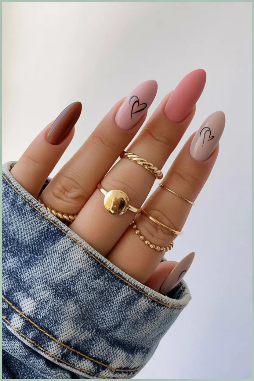 cute-fall-nails-Sweetheart-Neutrals-in-Almond-Perfection