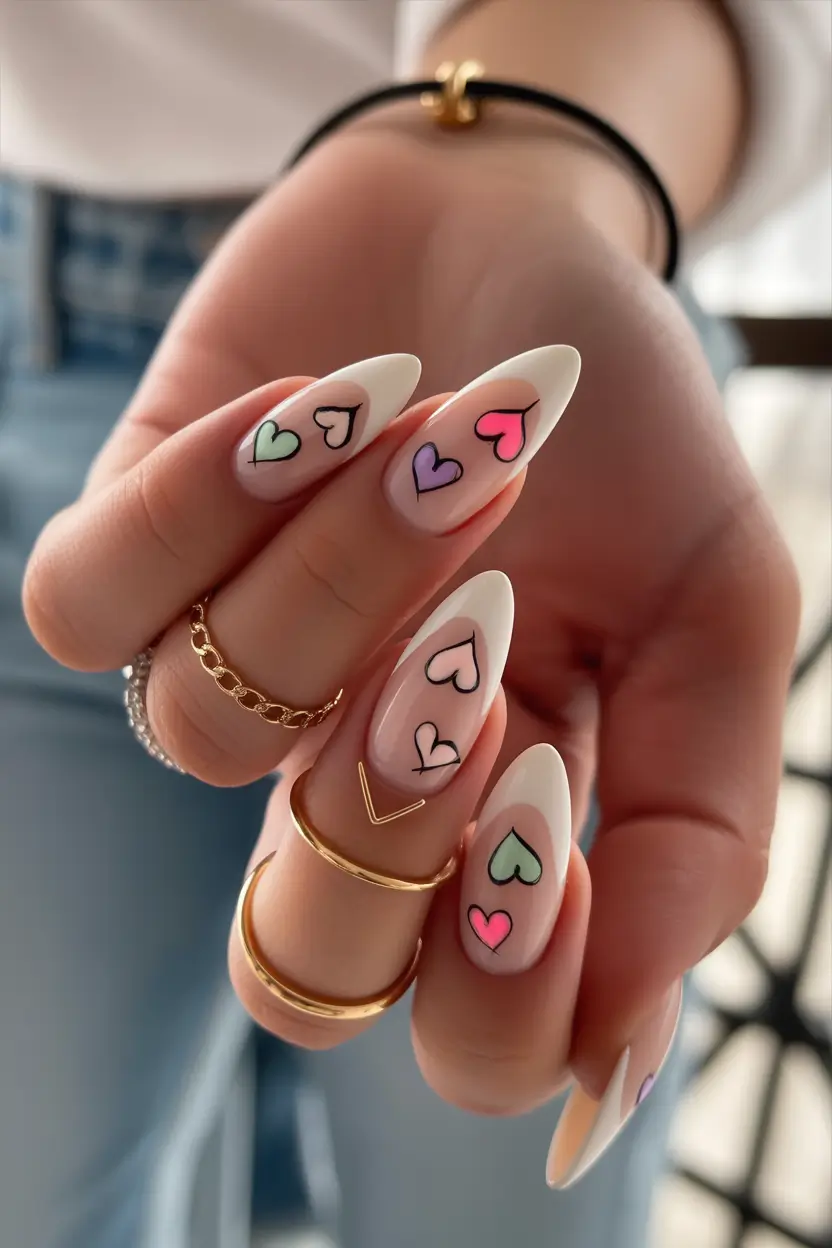 cute-fall-nails-Pop-Hearts-and-Whimsical-Charms