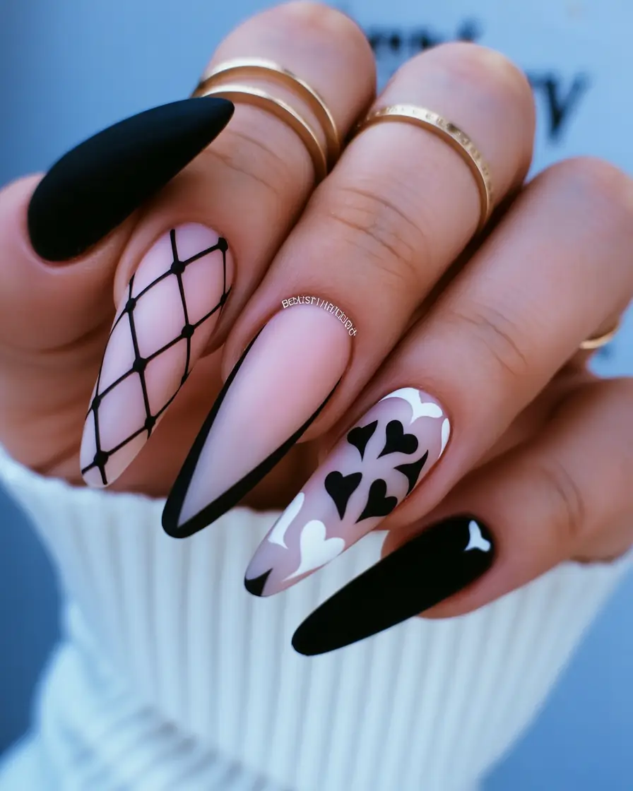 autumn nails designs Graphic Noir Romance