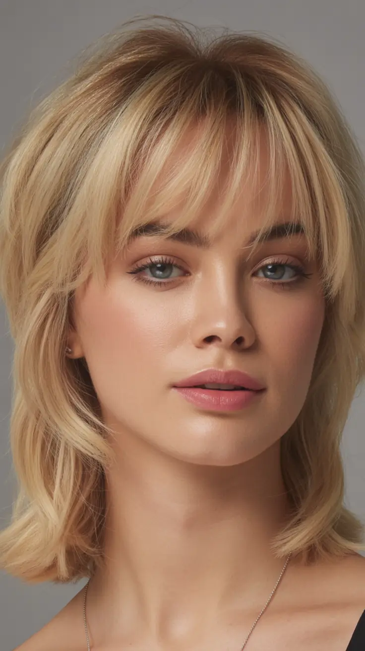 Bixie 90s Fall haircut with bangs