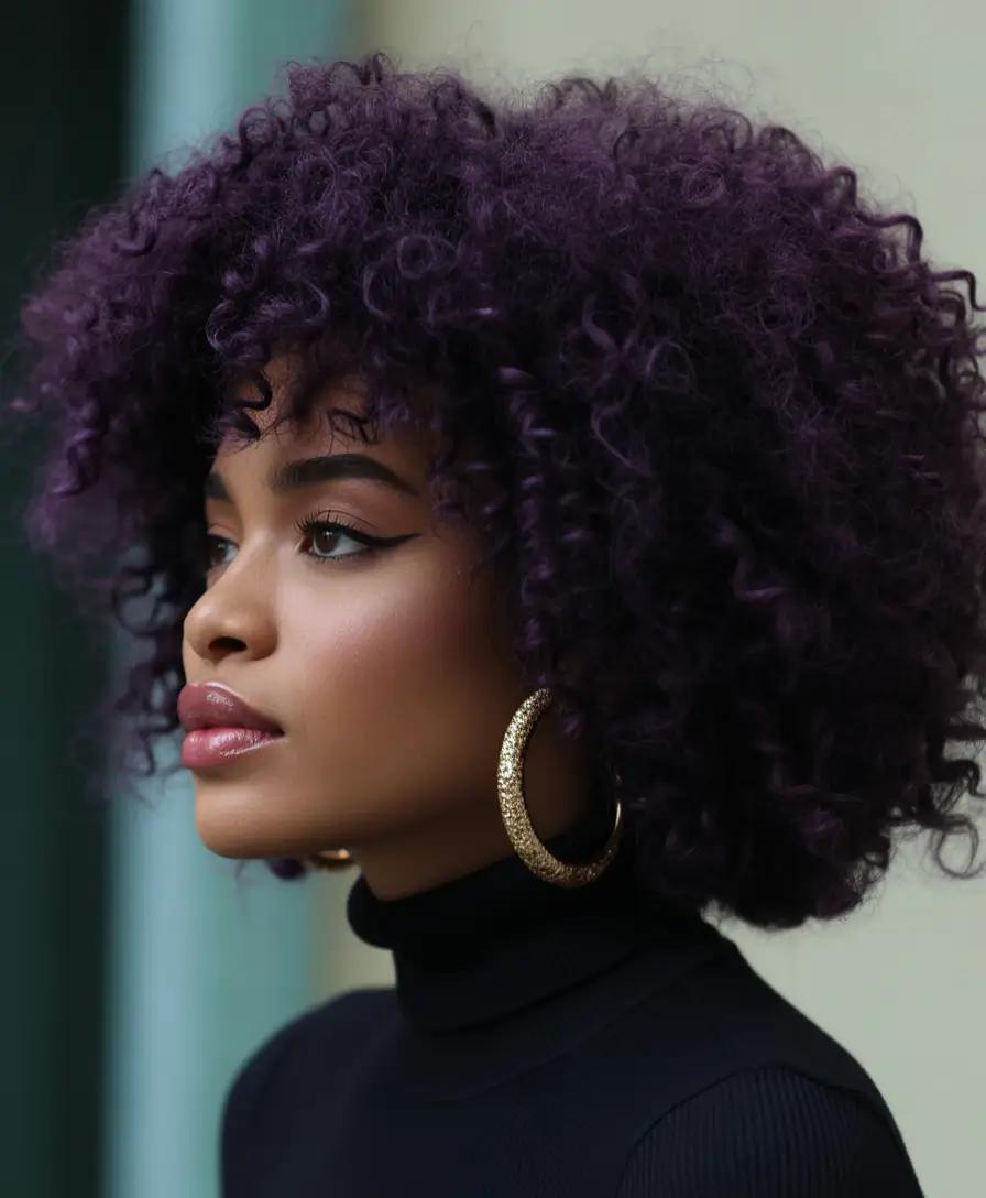 Fall haircut with bangs