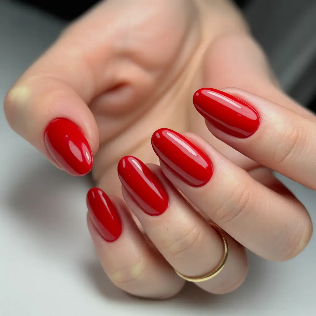Popular Fall Nail Colors Classic Red Revival